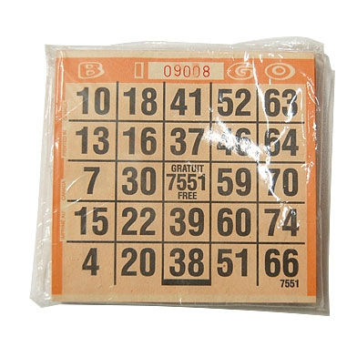 500 Bingo Cards Only